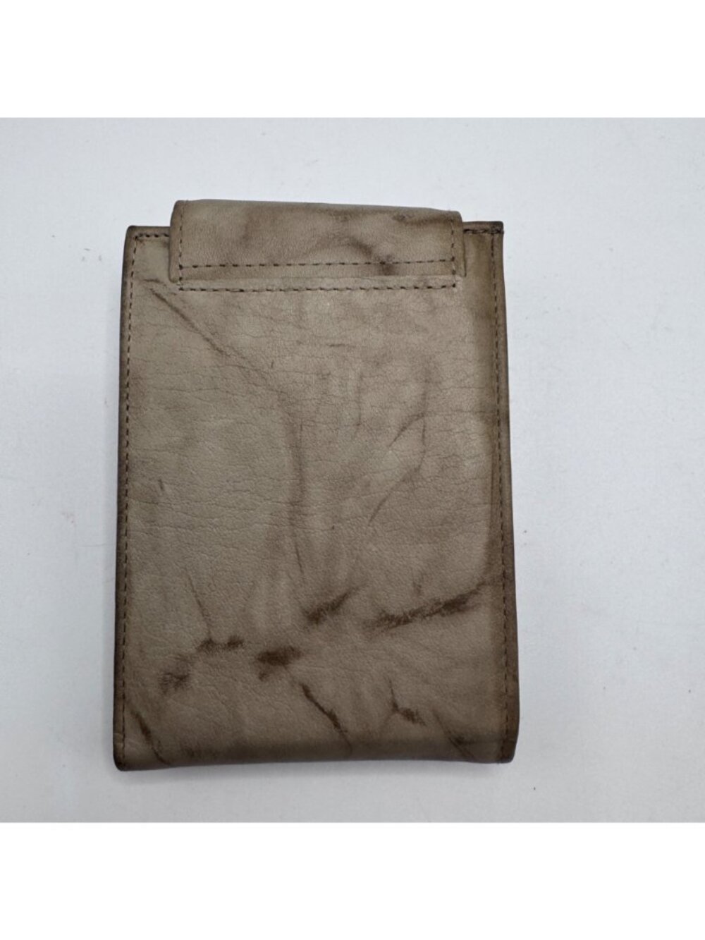 Buxton Heiress Top Grain Cowhide Leather Wallet Bifold Floral Embossed Flap Beig - Picture 2 of 13